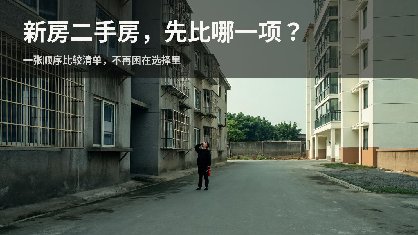2026年在宜昌，新房和二手房应该按什么顺序比较？先看哪一项、后看哪一项？